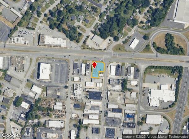  1206 E Wendover Ave, Greensboro, NC Parcel Map