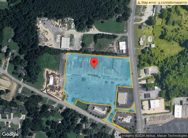  1400 National Hwy, Thomasville, NC Parcel Map