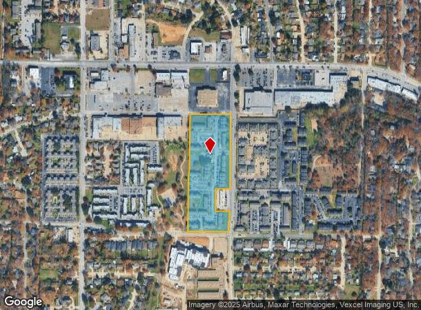 601 Bellaire Dr, Hurst, TX Parcel Map