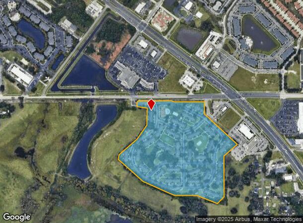 1100 Cobblestone Cir, Kissimmee, FL Parcel Map