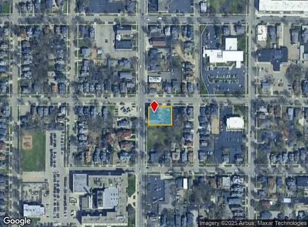 447 W Walnut St, Kalamazoo, MI Parcel Map