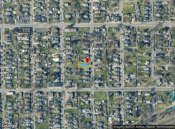  535 S Grant St, South Bend, IN Parcel Map