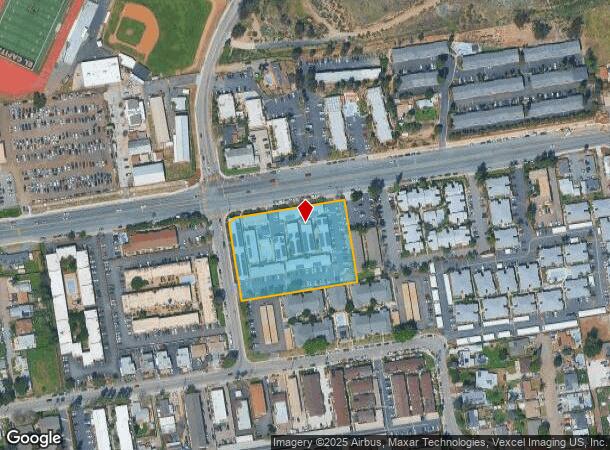 12701 Mapleview St, Lakeside, CA Parcel Map