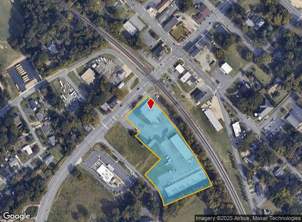 201 S Main St, Lowell, NC Parcel Map