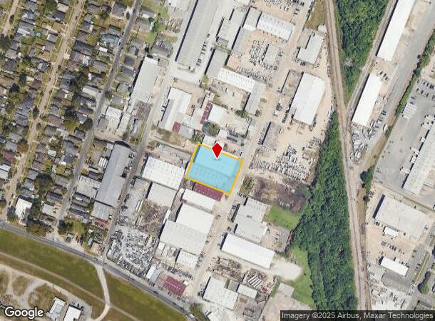 136 Industrial Ave, New Orleans, LA Parcel Map