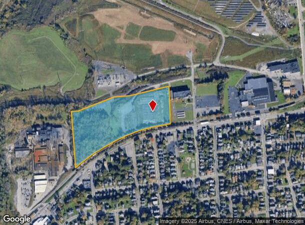 2540 Milton Ave, Syracuse, NY Parcel Map