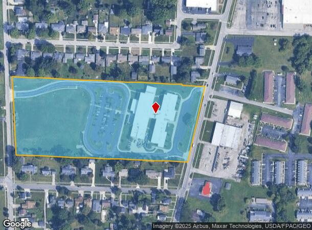 1035 Castalia St, Bellevue, OH Parcel Map