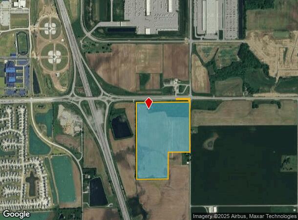  2341 E Worthsville Rd, Greenwood, IN Parcel Map