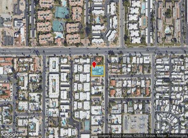 525 S Thornhill Rd, Palm Springs, CA Parcel Map