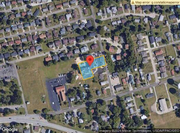  711 Belrock Ave, Belpre, OH Parcel Map