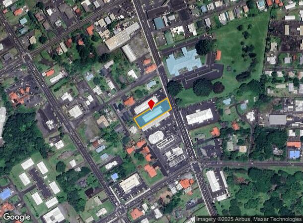 1404 Kilauea Ave, Hilo, HI Parcel Map