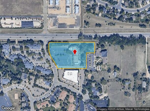  1380 Forest Park Cir, Lafayette, CO Parcel Map