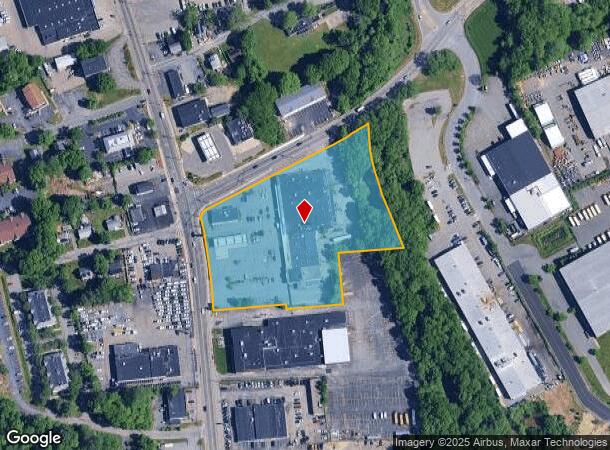 1640 Main St, Brockton, MA Parcel Map