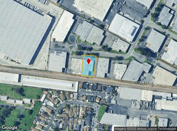  6048 Triangle Dr, Commerce, CA Parcel Map