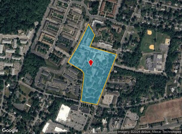  100 Center Grove Rd, Randolph, NJ Parcel Map