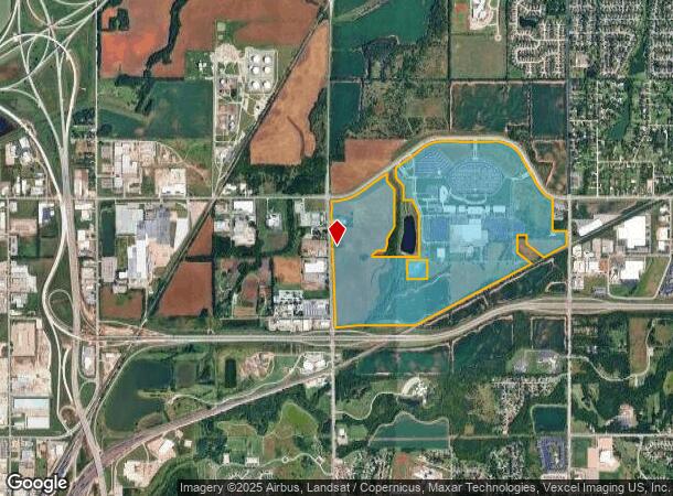 3500 N Hillside Ave N, Wichita, KS Parcel Map