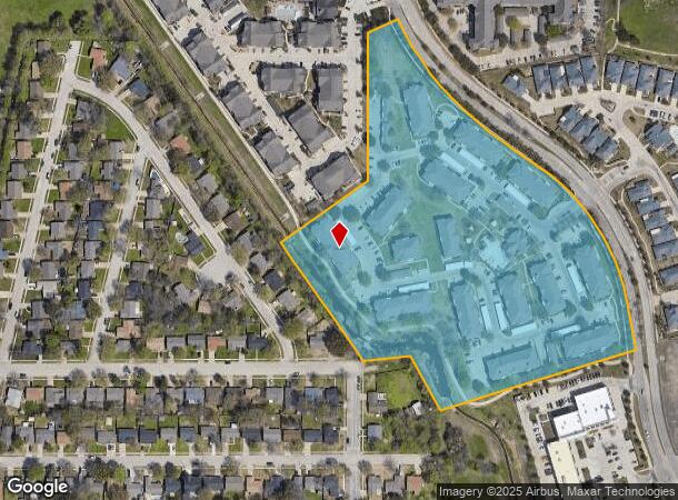  300 Bourland Rd, Keller, TX Parcel Map