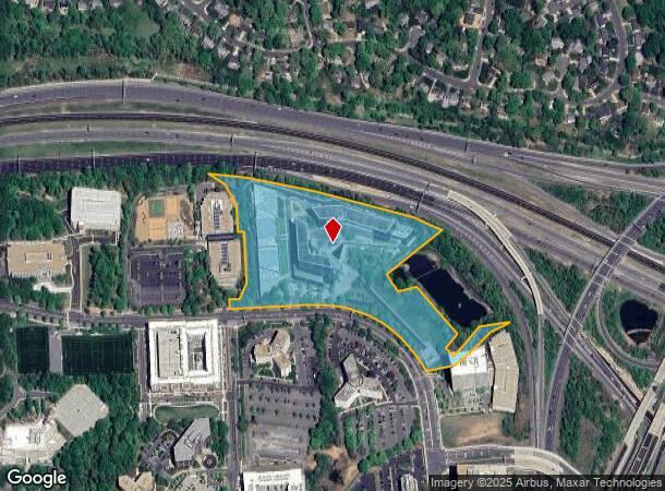 7950 Jones Branch Dr, Mc Lean, VA Parcel Map