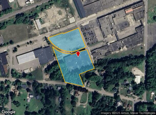 1070 Allen St, Jamestown, NY Parcel Map