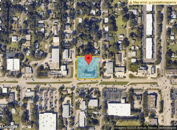  1166 W New Haven Ave, Melbourne, FL Parcel Map