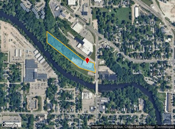  1515 N Grand River Ave, Lansing, MI Parcel Map