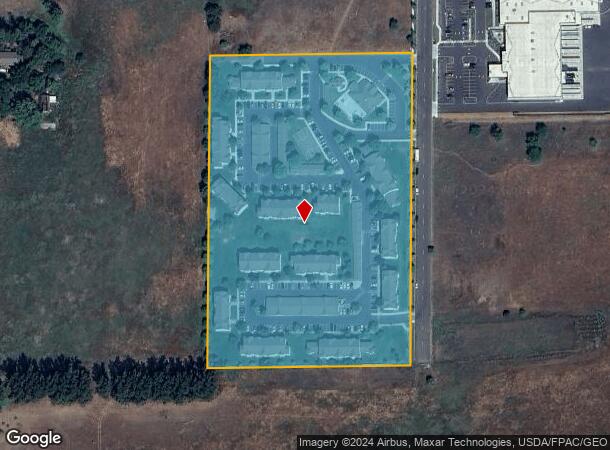  1610 S Deer Heights Rd, Spokane, WA Parcel Map