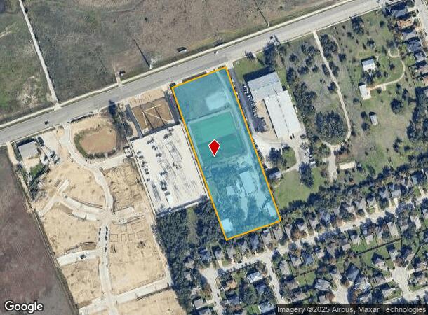  13101 Hero Way W, Leander, TX Parcel Map