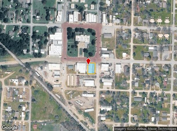 105 W Fannin St, Leonard, TX Parcel Map