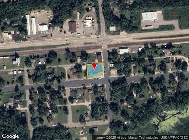  1231 Wabash St, Bay City, WI Parcel Map