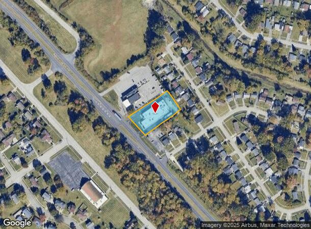  3615 Newburg Rd, Louisville, KY Parcel Map