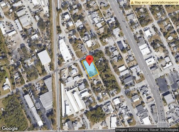  875 Creel St, Melbourne, FL Parcel Map