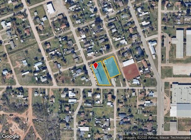  601 S Main St, Holliday, TX Parcel Map