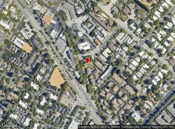 4149 El Camino Way, Palo Alto, CA Parcel Map