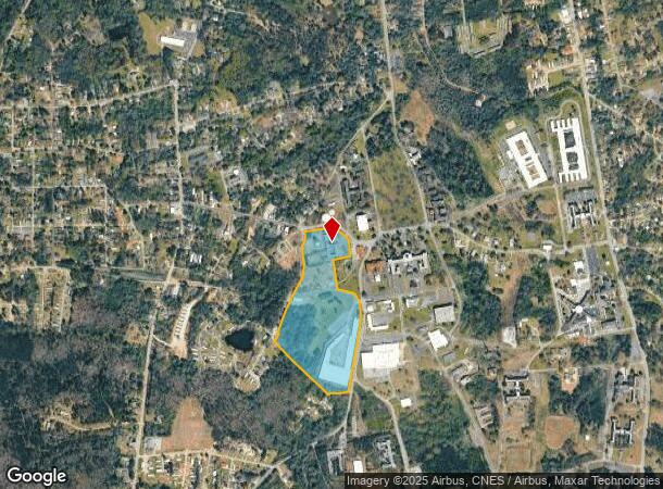  752 Broad St, Milledgeville, GA Parcel Map