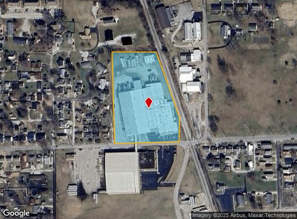  885 N Chestnut St, Seymour, IN Parcel Map