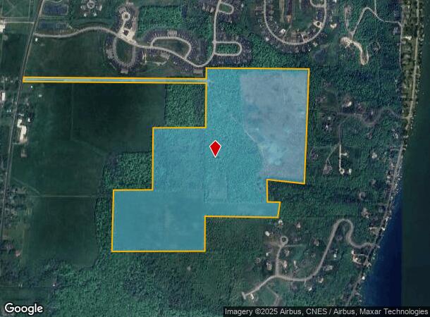 4025 Middle Cheshire Rd, Canandaigua, NY Parcel Map