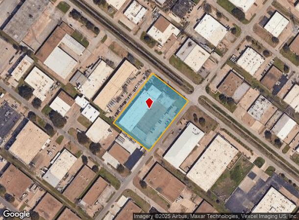  8901 Chancellor Row, Dallas, TX Parcel Map