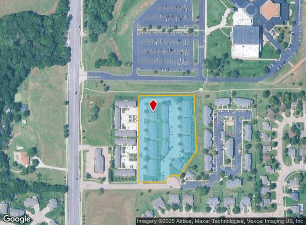 200 E Rock Road Ct, Mulvane, KS Parcel Map