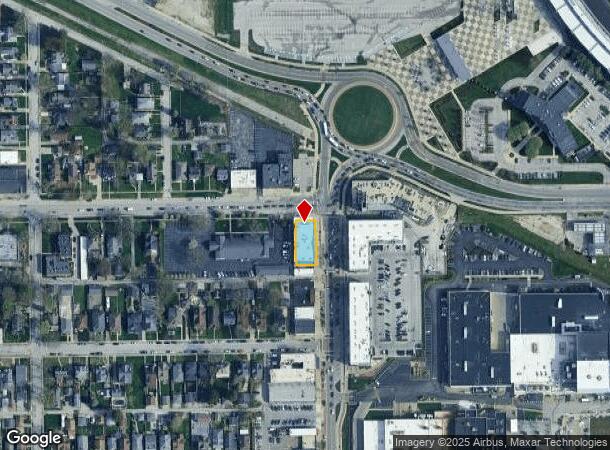  1564 Main St, Indianapolis, IN Parcel Map