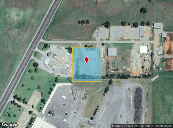  248 Production Rd, Clinton, OK Parcel Map