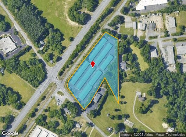  2589 W Clemmonsville Rd, Winston Salem, NC Parcel Map