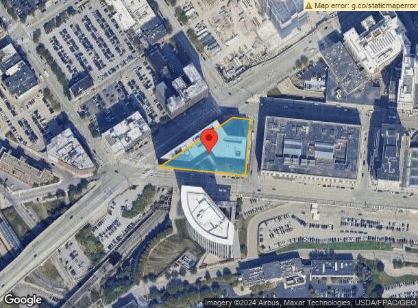  615 W Superior Ave, Cleveland, OH Parcel Map