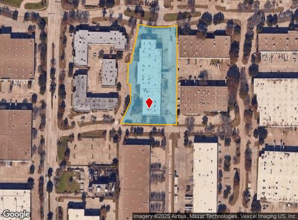  1625 W Crosby Rd, Carrollton, TX Parcel Map