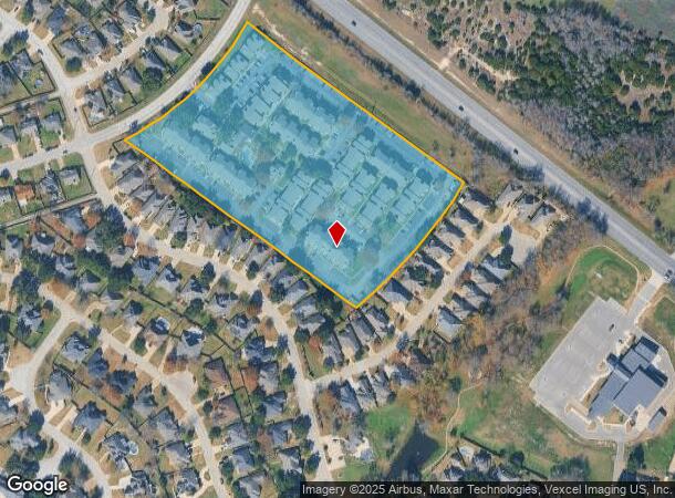  601 Twin Oaks Dr, Temple, TX Parcel Map