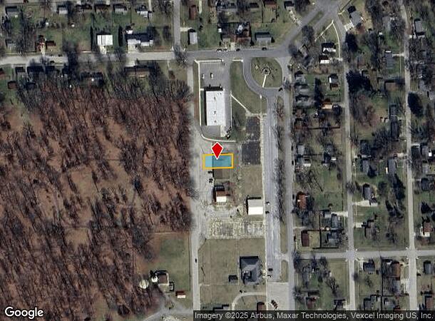  1610 Park Rd, Kingsford Heights, IN Parcel Map