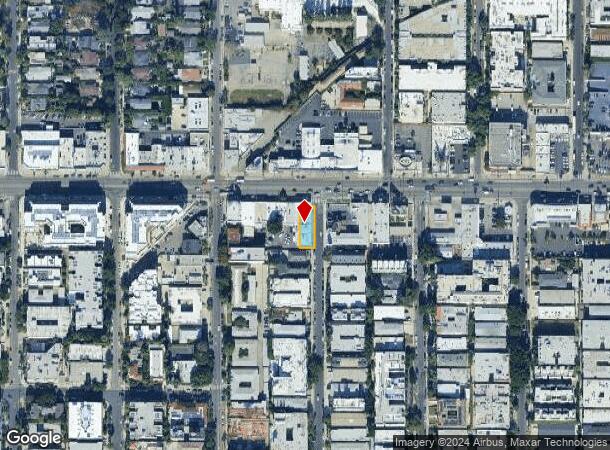  7402 W Sunset Blvd, Los Angeles, CA Parcel Map