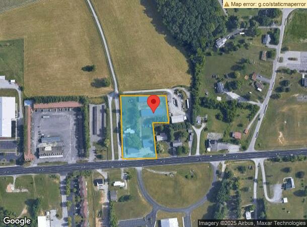  2860 Roanoke St, Christiansburg, VA Parcel Map