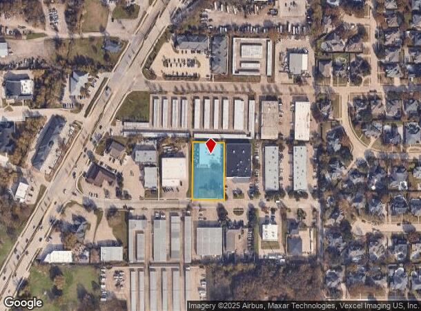  1808 Industrial Blvd, Colleyville, TX Parcel Map