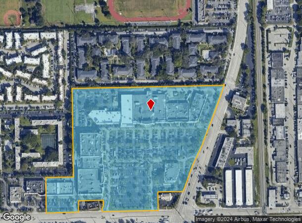  861 E Commercial Blvd, Oakland Park, FL Parcel Map