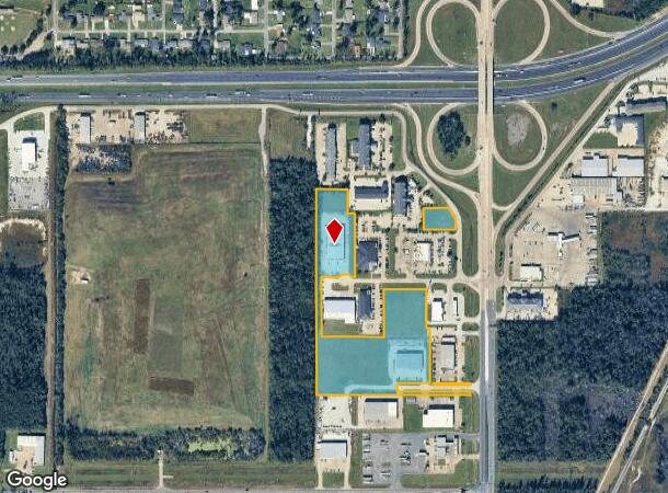 1200 Pintail, Westlake, LA Parcel Map